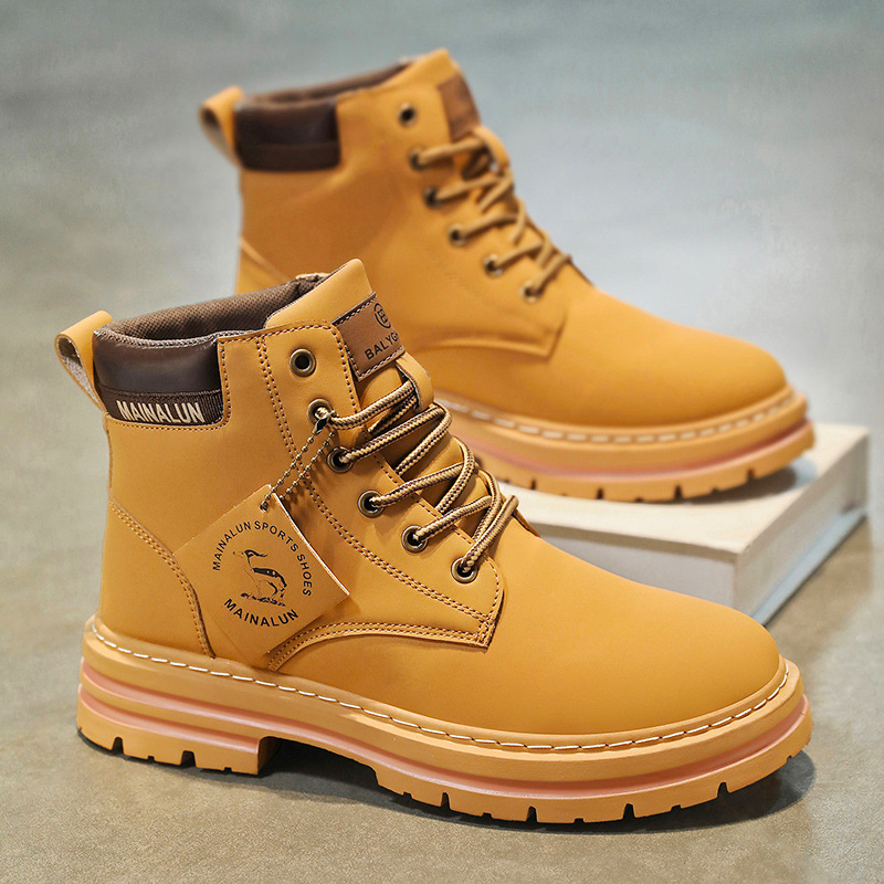 Men'S Fashion Footwear - Clássico masculino botas de cano alto