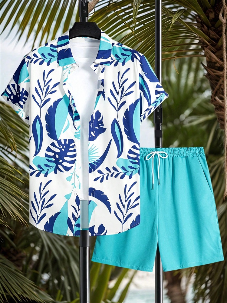 Men'S Fashion And Style - Conjunto de camisa masculina de manga