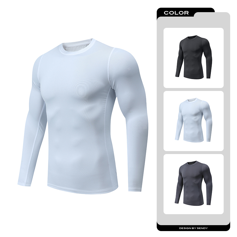 Track Suit Men - Camiseta de compressão masculina para corrida,