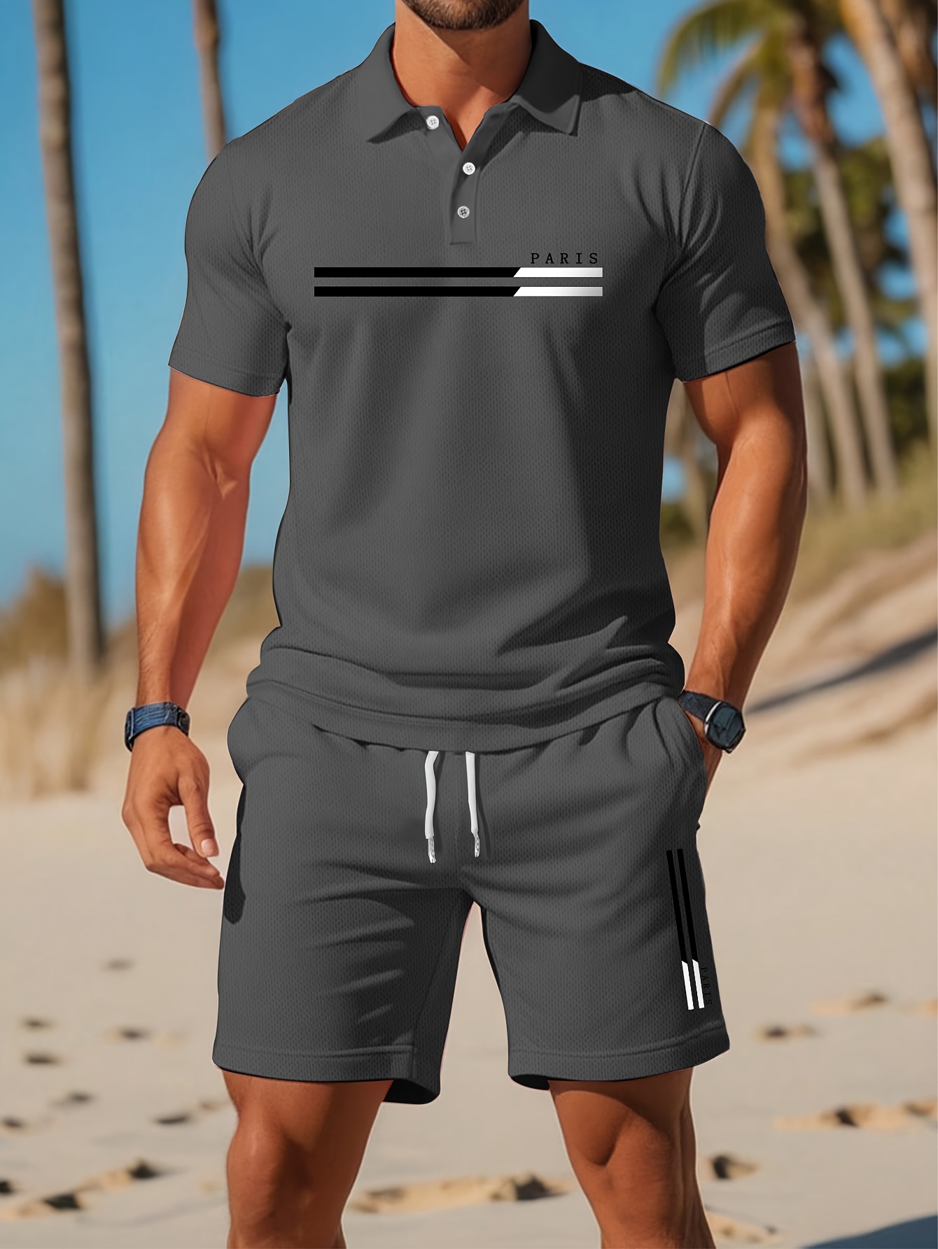 Men'S Fashion Polo - Conjunto Polo Masculino Verão 2026 -