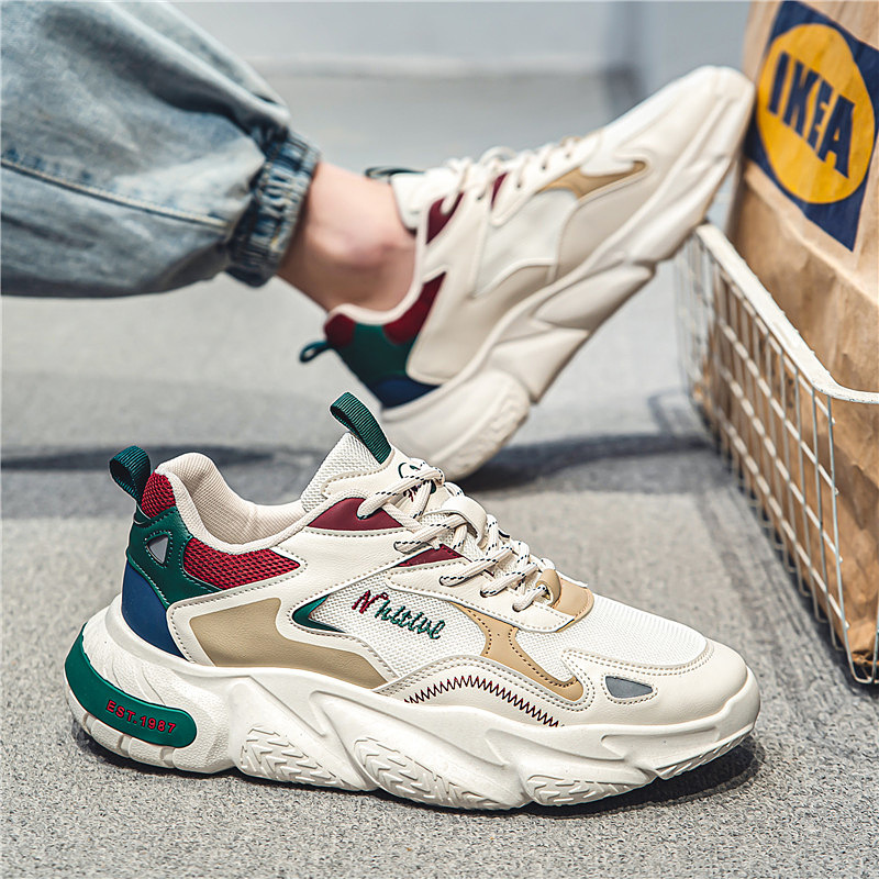Mens Fashion Zapatos - Moda masculina tênis respirável tênis de