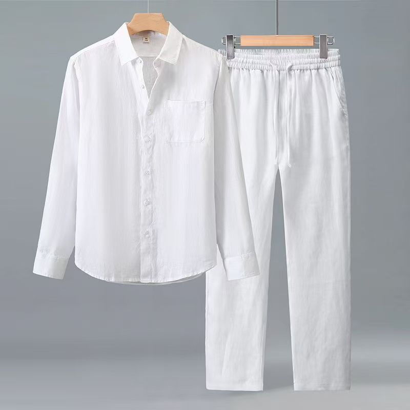 Men'S Fashion And Style - Conjunto de Camisa e Calça Masculino