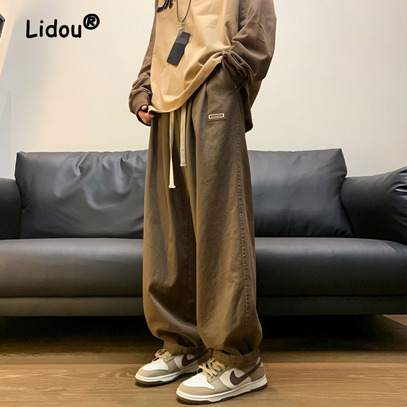 Mens Fashion Cargo Pants - Moda vintage colando calças de carga