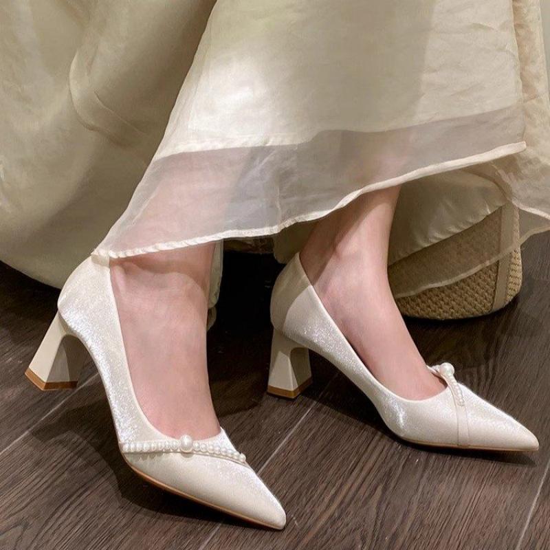 Men Fashion Elegant - Sapatos Elegantes com Salto Bloco e