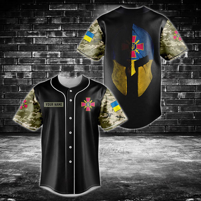 Mens Fashion Baseball Jersey - Camisa Gráfica com Nome Personalizado do