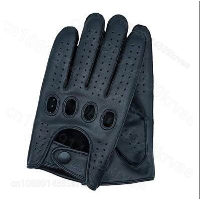 Driving Gloves Leather - Luvas de condução respiráveis luva masculina