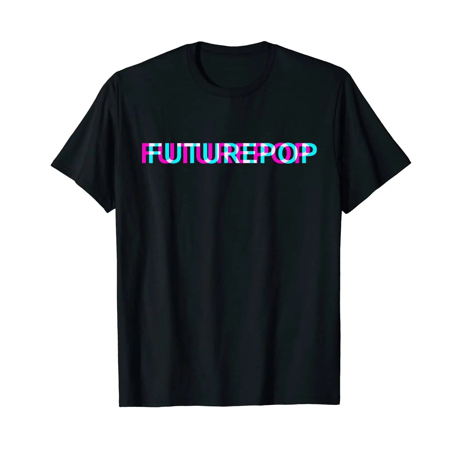 Men'S Fashion Genres - Camiseta Futurepop Music Genre Glitch Art