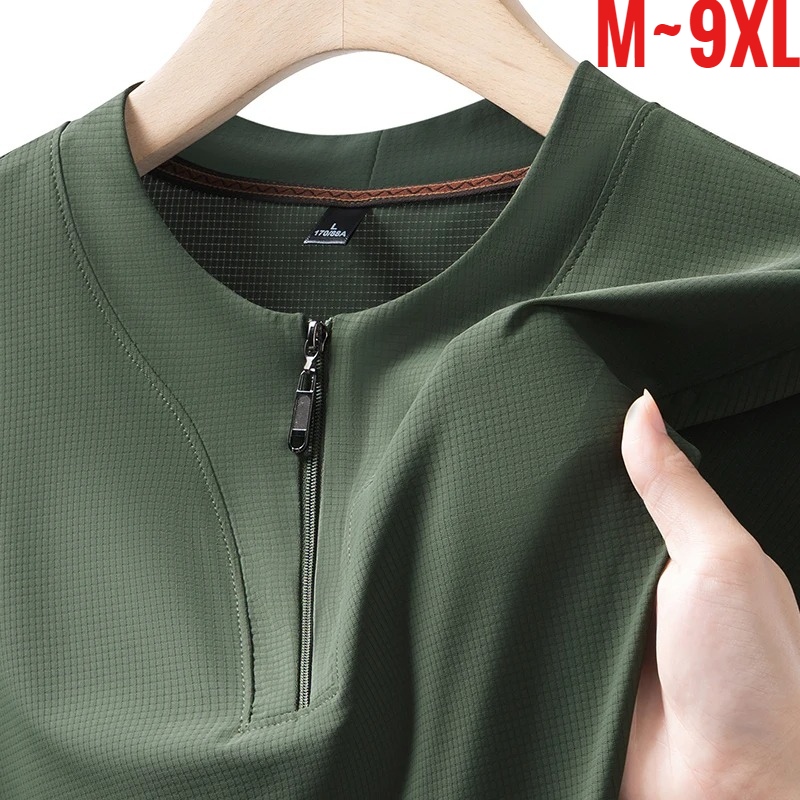 Men'S Fashion 2025 - Camiseta Henley Masculina Tamanho Grande 9XL