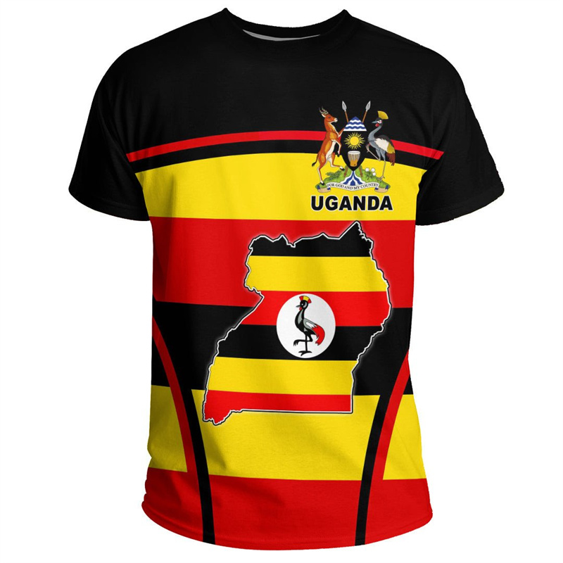 Men Fashion Uganda - Camiseta gráfica do casaco feio masculino,