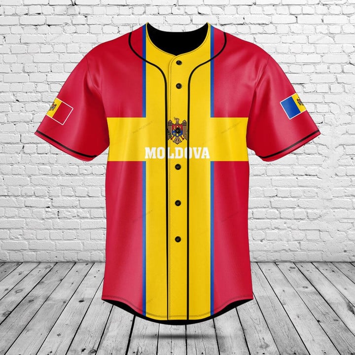 Mens Fashion Baseball Jersey - Camisa Gráfica com Nome Personalizado da