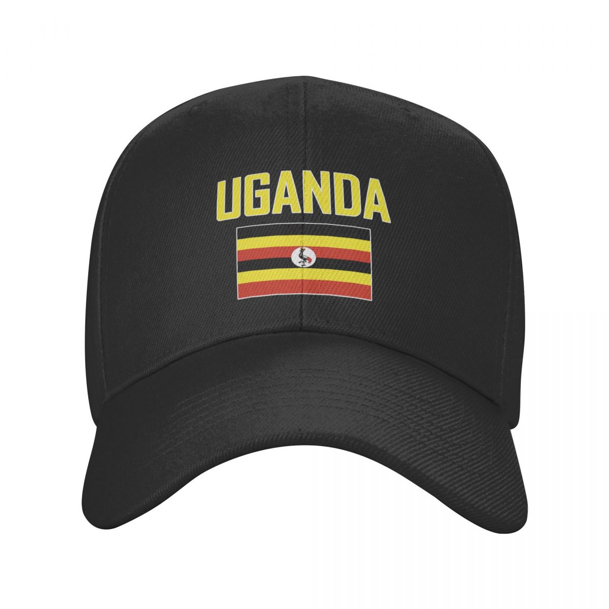 Men Fashion Uganda - Nome UGANDA com bandeira sol boné