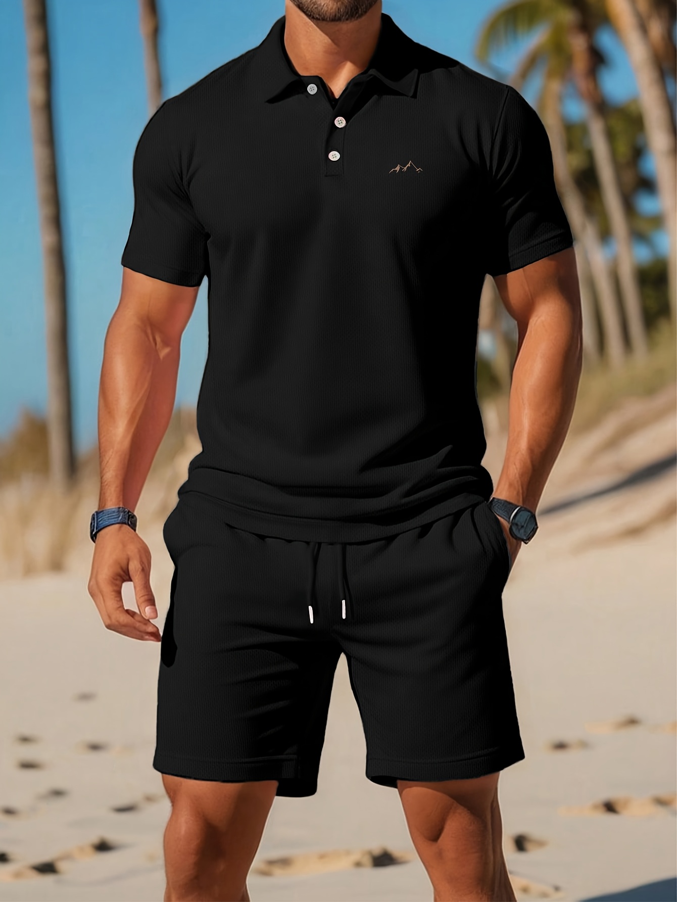 Men'S Fashion Polo - Conjunto Polo Masculino Verão 2026 -
