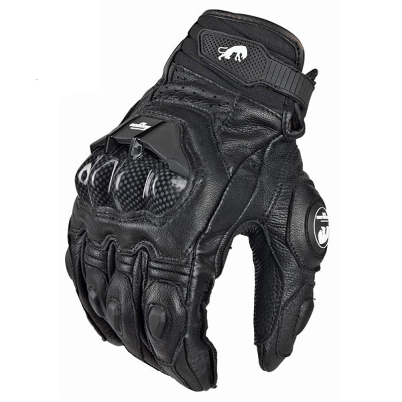 Driving Gloves Leather - Homens 4 temporada condução supertech preto