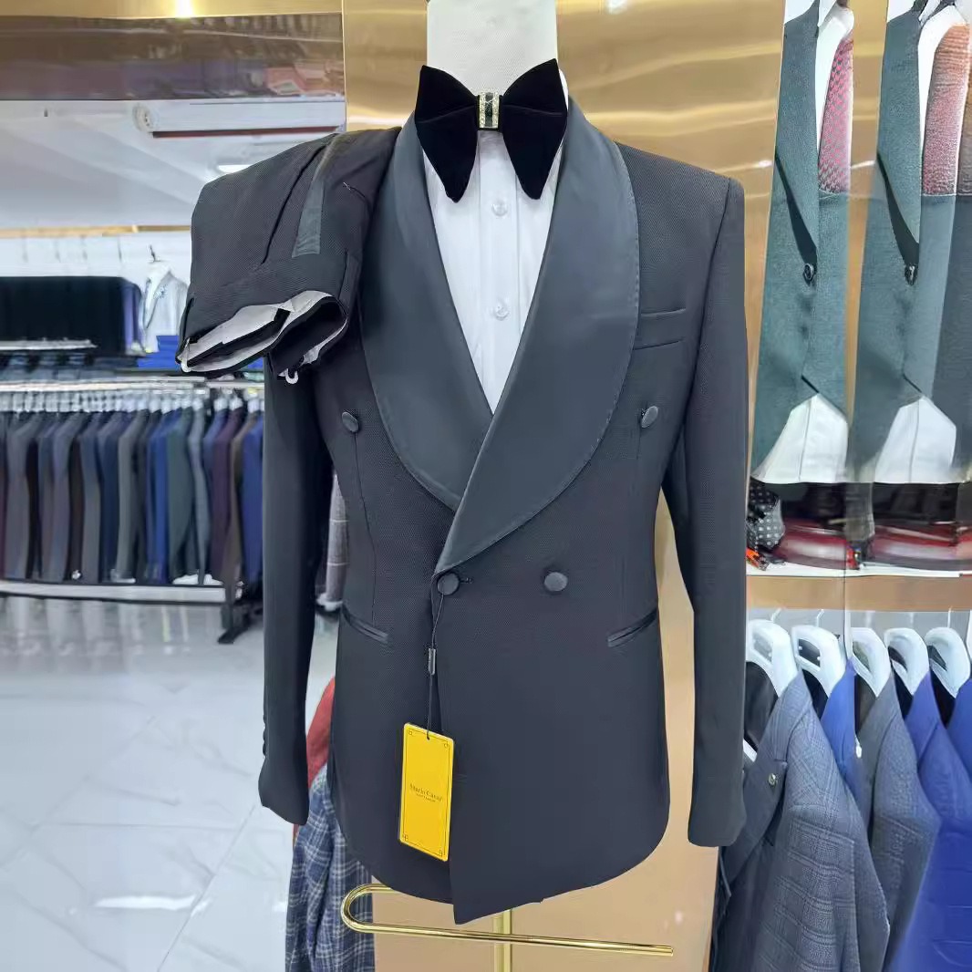 Slim Fit Blazer Men - Conjunto de Terno Masculino Elegante, Roupa