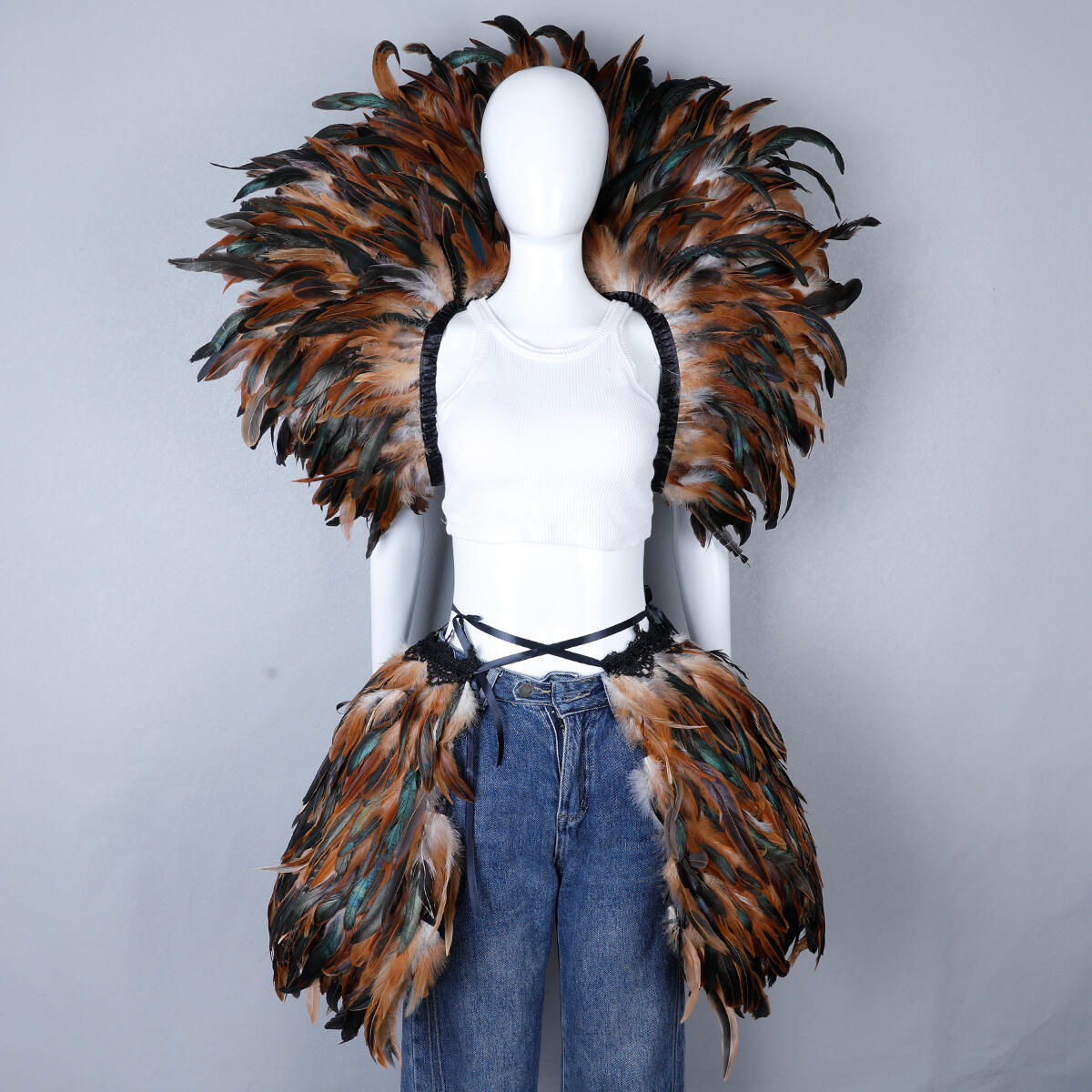 Men Fashion Elegant - Punk halloween cosplay y2k cachecol designer