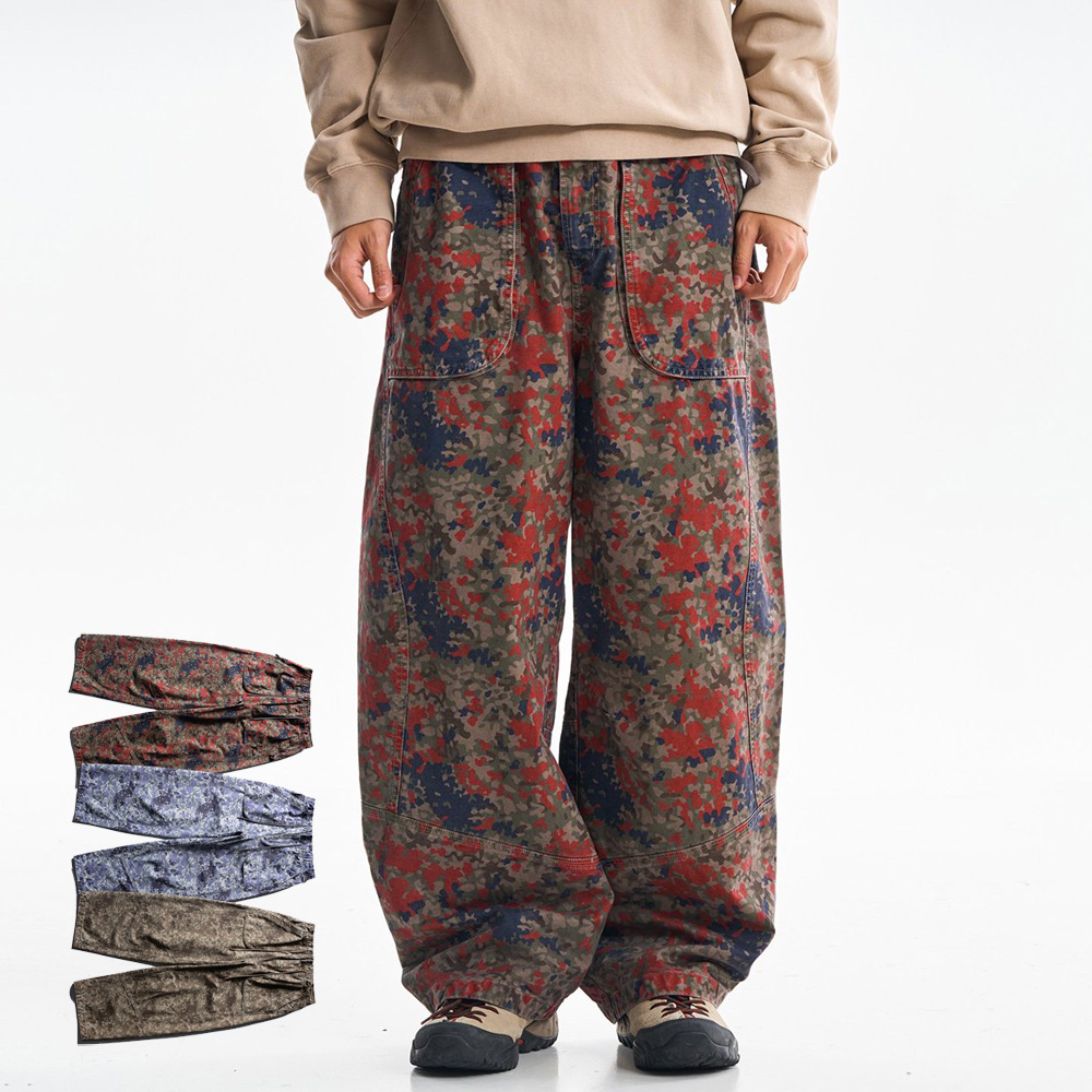 Mens Fashion Cargo Pants - Calças Cargo de Algodão de Alta