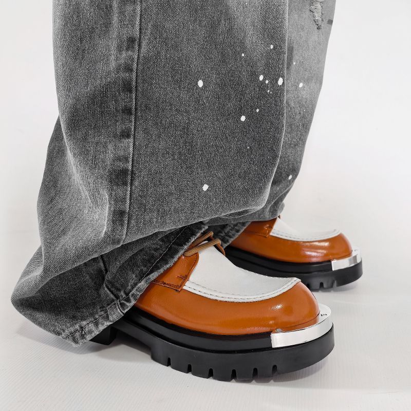 Mens Fashion Zapatos - Sapatos Masculinos Originais de Marca de