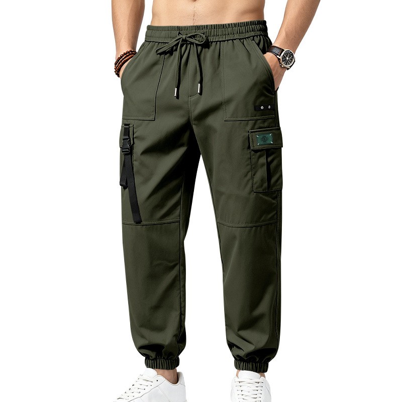 Novas Calças Esportivas Mascul - Mens Fashion Cargo Pants avaliação e preço