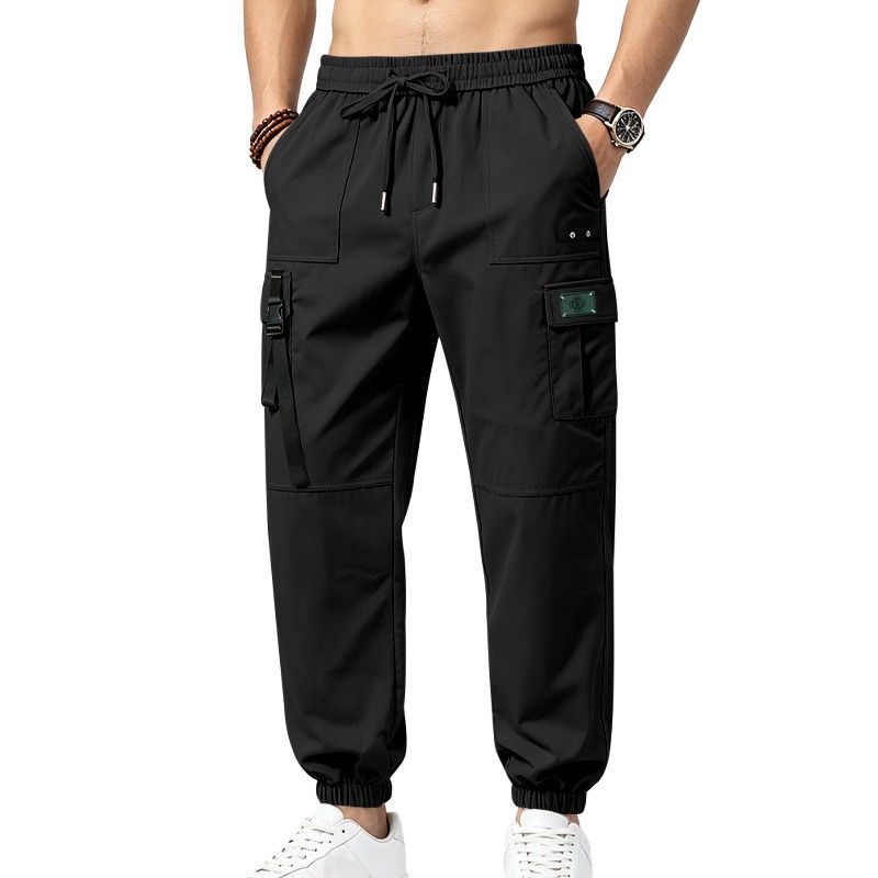 Novas Calças Esportivas Mascul - Mens Fashion Cargo Pants avaliação e preço