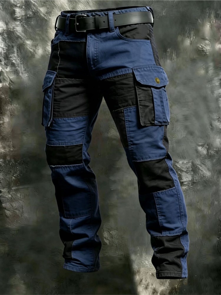 Calças Cargo Masculinas de Alg - Mens Fashion Cargo Pants avaliação e preço