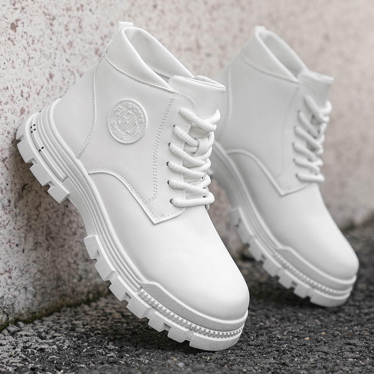 Botas de motocicleta brancas e - Men'S Fashion Footwear avaliação e preço