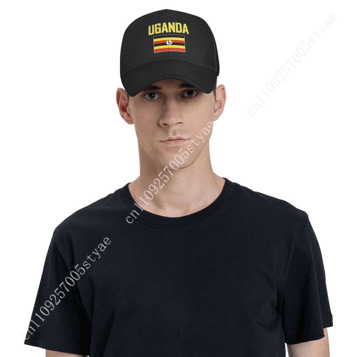 Chapéu com bandeira da UGANDA, - Men Fashion Uganda avaliação e preço