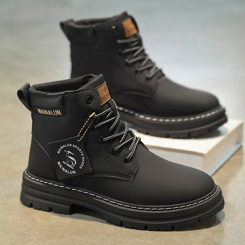Clássico masculino botas de ca - Men'S Fashion Footwear avaliação e preço