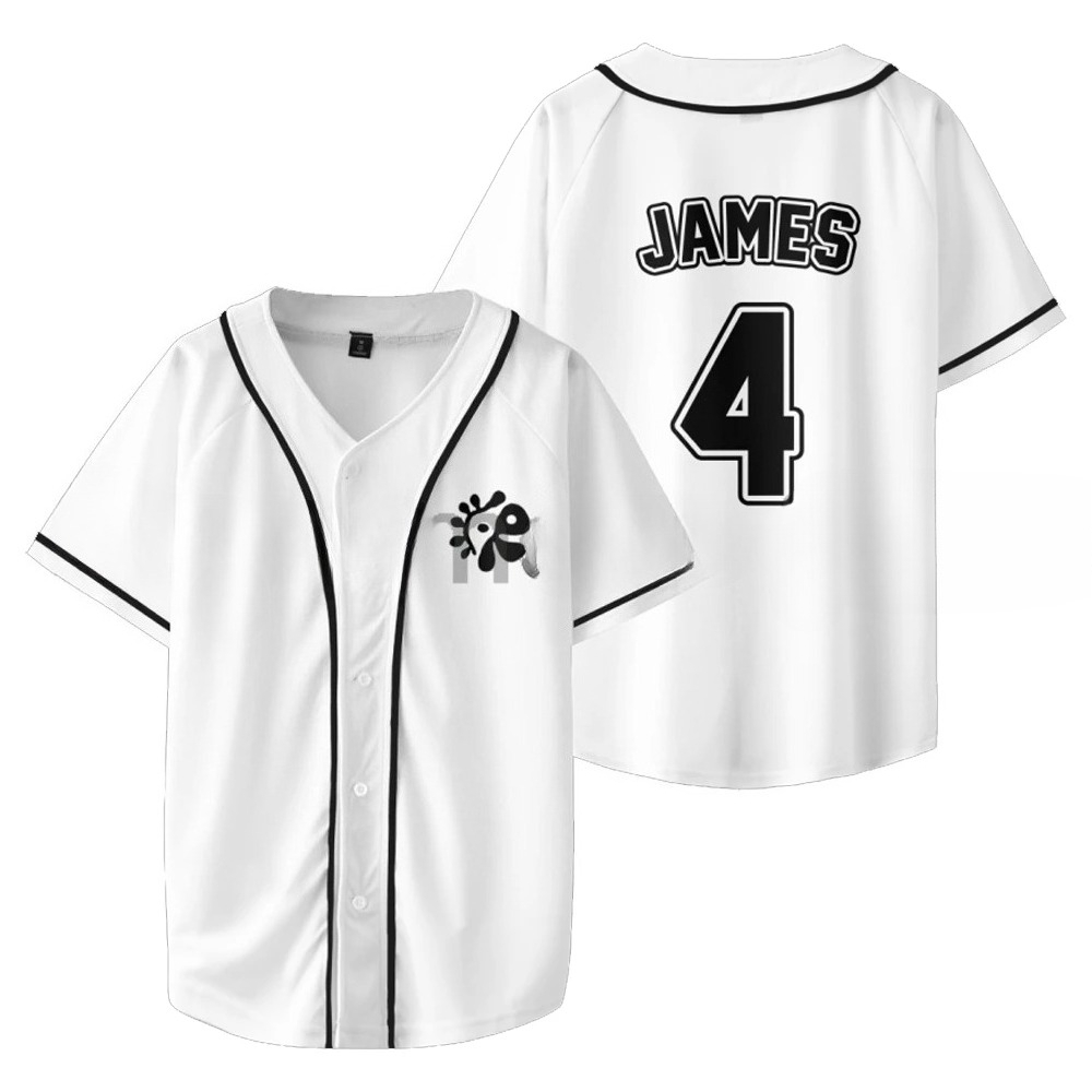 Camiseta de Manga Curta Kpop C - Mens Fashion Baseball Jersey avaliação e preço