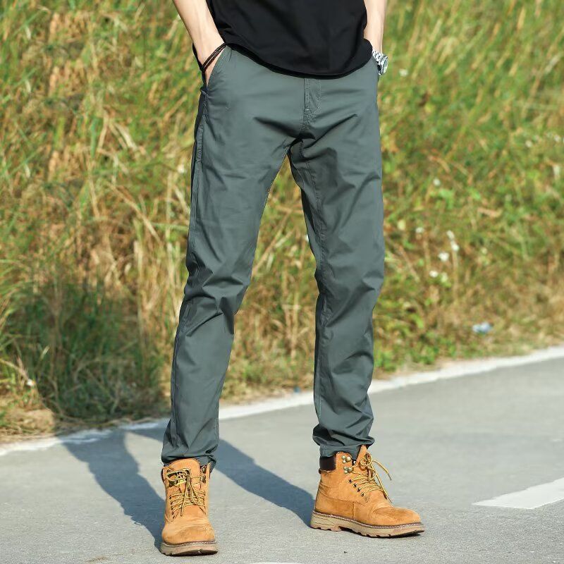 Calças Casuais Masculinas Solt - Mens Fashion Cargo Pants avaliação e preço