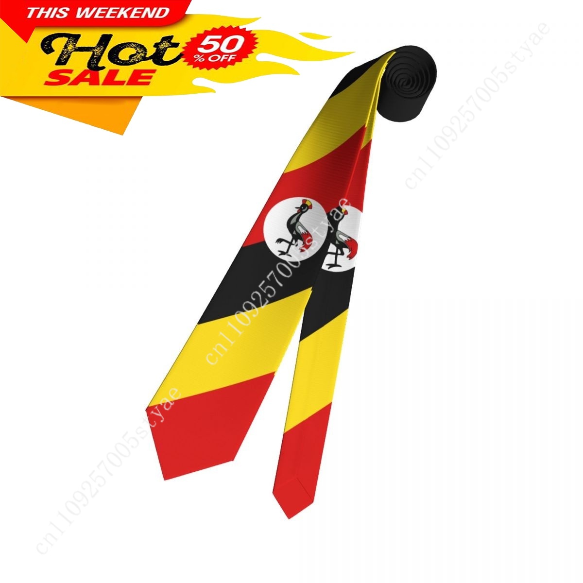 Gravata com Emblema da Bandeir - Men Fashion Uganda avaliação e preço