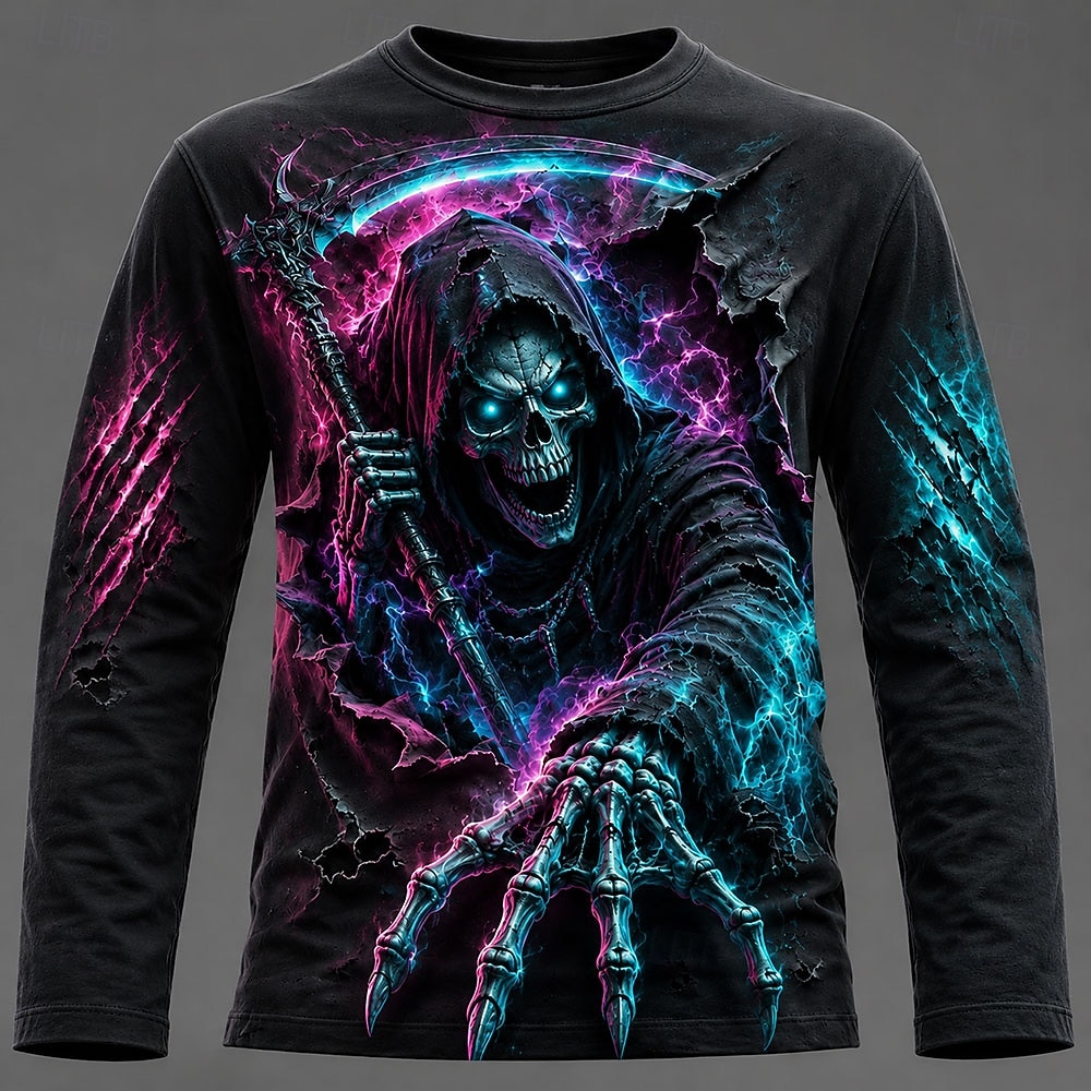 Camiseta Masculina de Manga Lo - Men'S Fashion 2025 avaliação e preço