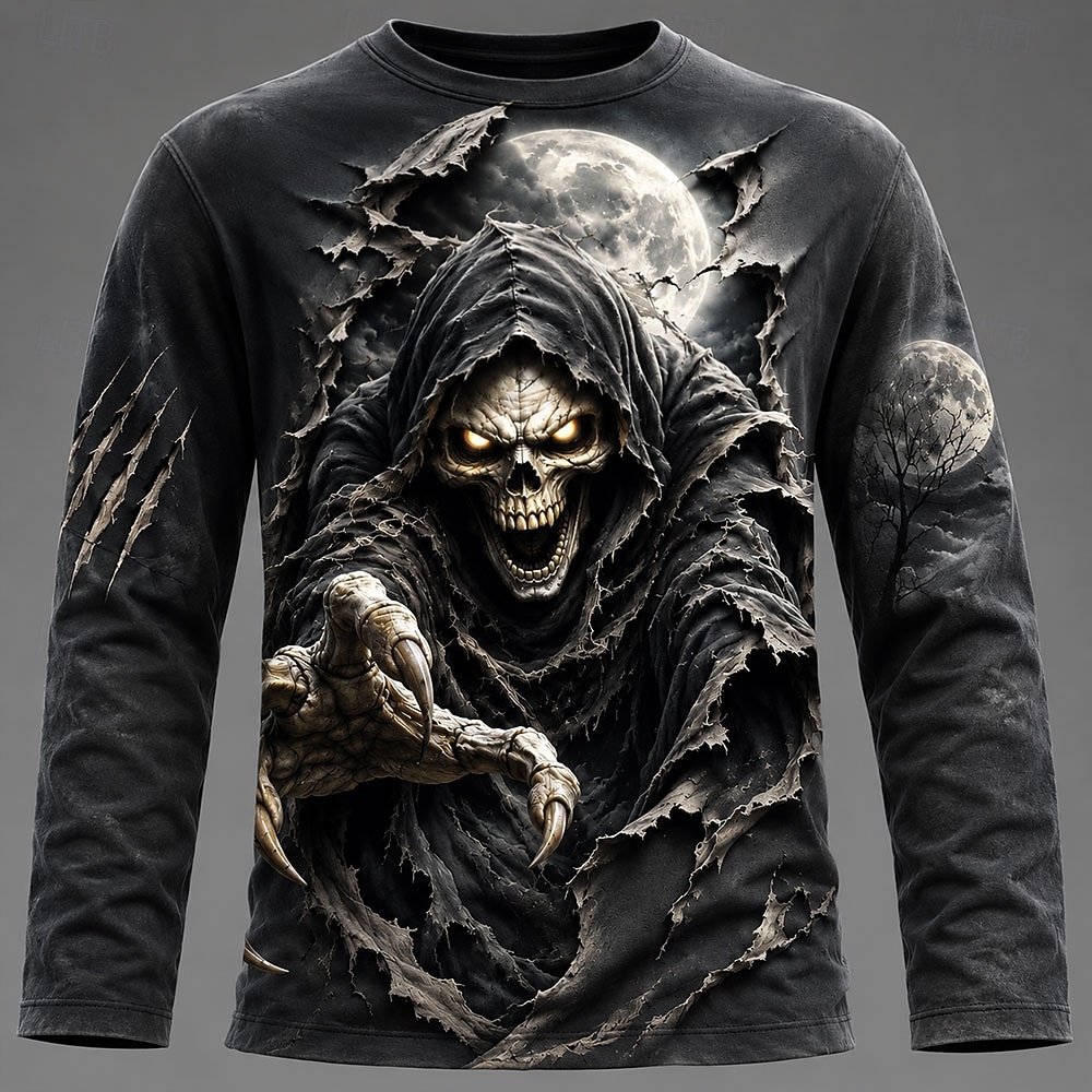 Camiseta Masculina de Manga Lo - Men'S Fashion 2025 avaliação e preço