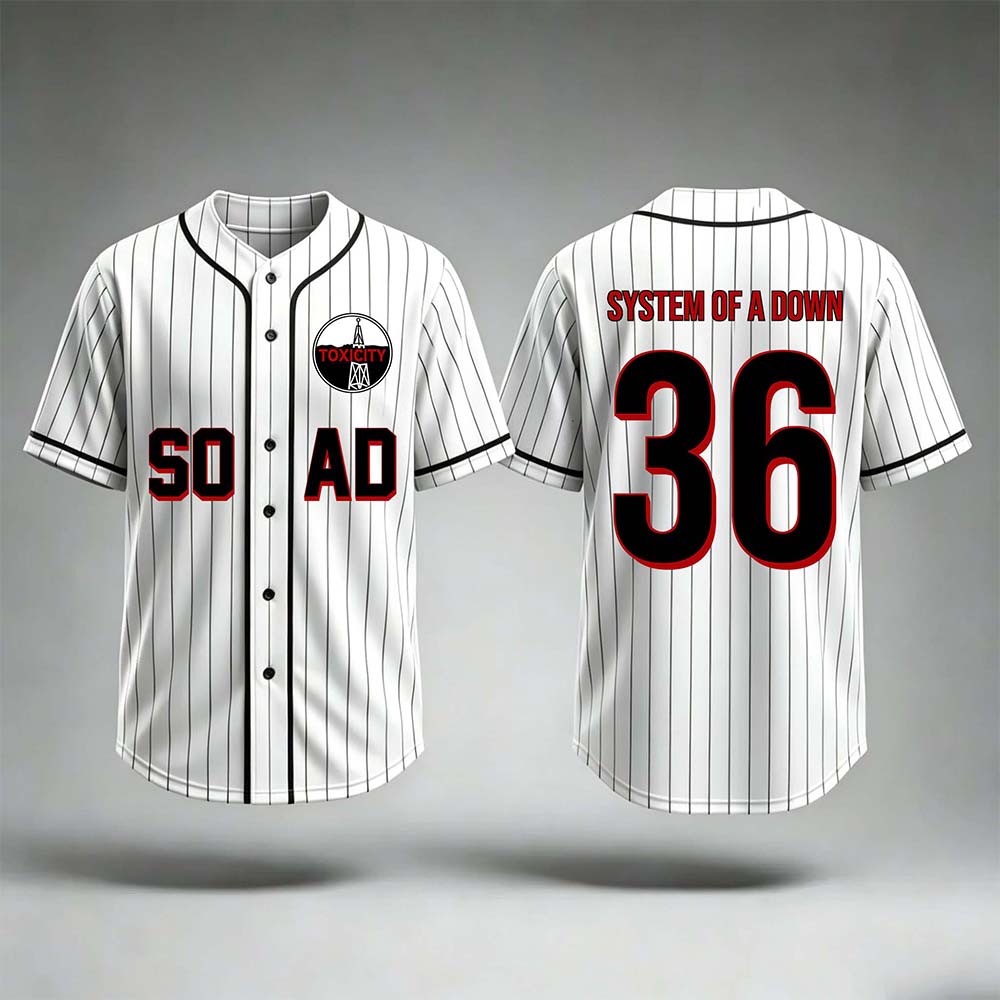 Camisa de Beisebol System of A - Mens Fashion Baseball Jersey avaliação e preço
