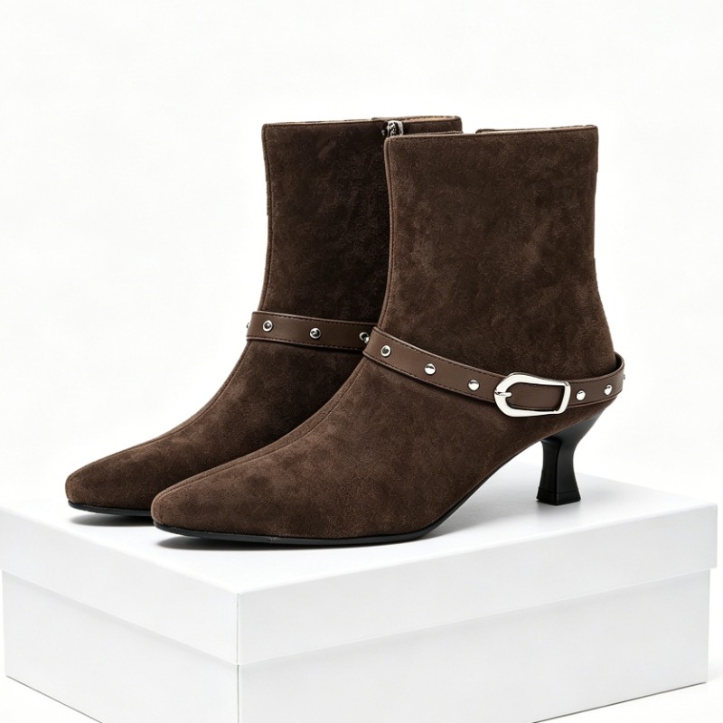 Novo inverno camurça mulheres  - Men Fashion Elegant avaliação e preço