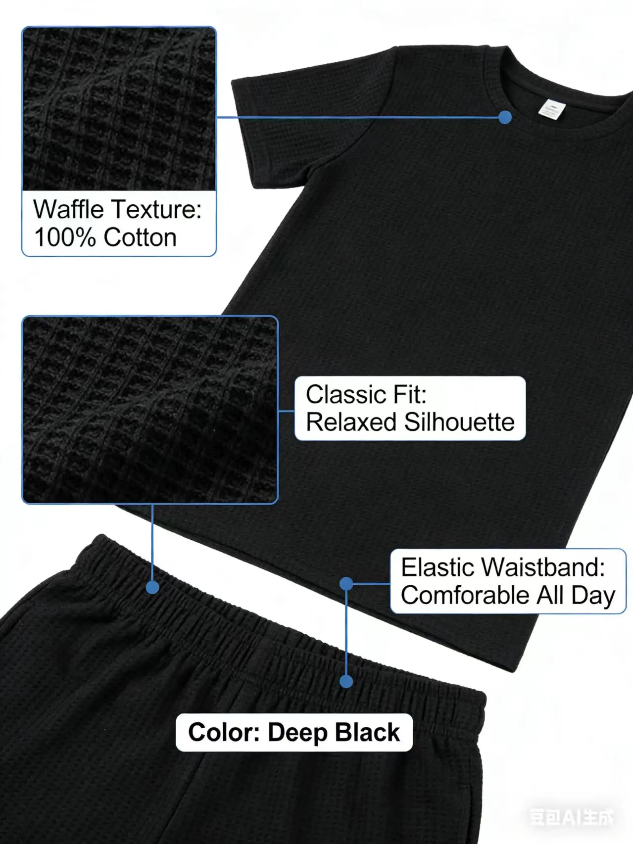 Conjunto de camiseta e shorts  - Men'S Fashion 2025 avaliação e preço