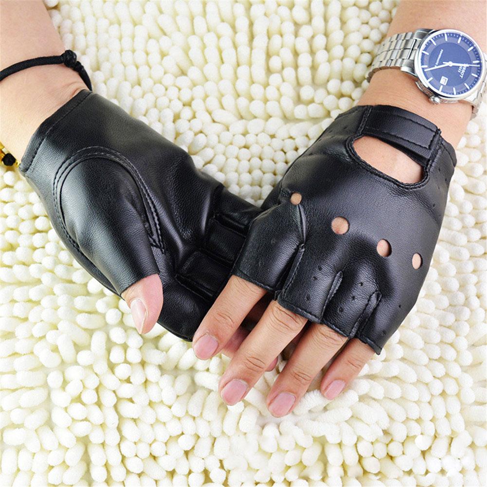 Luvas Unissex Meio Dedo de Cou - Driving Gloves Leather avaliação e preço