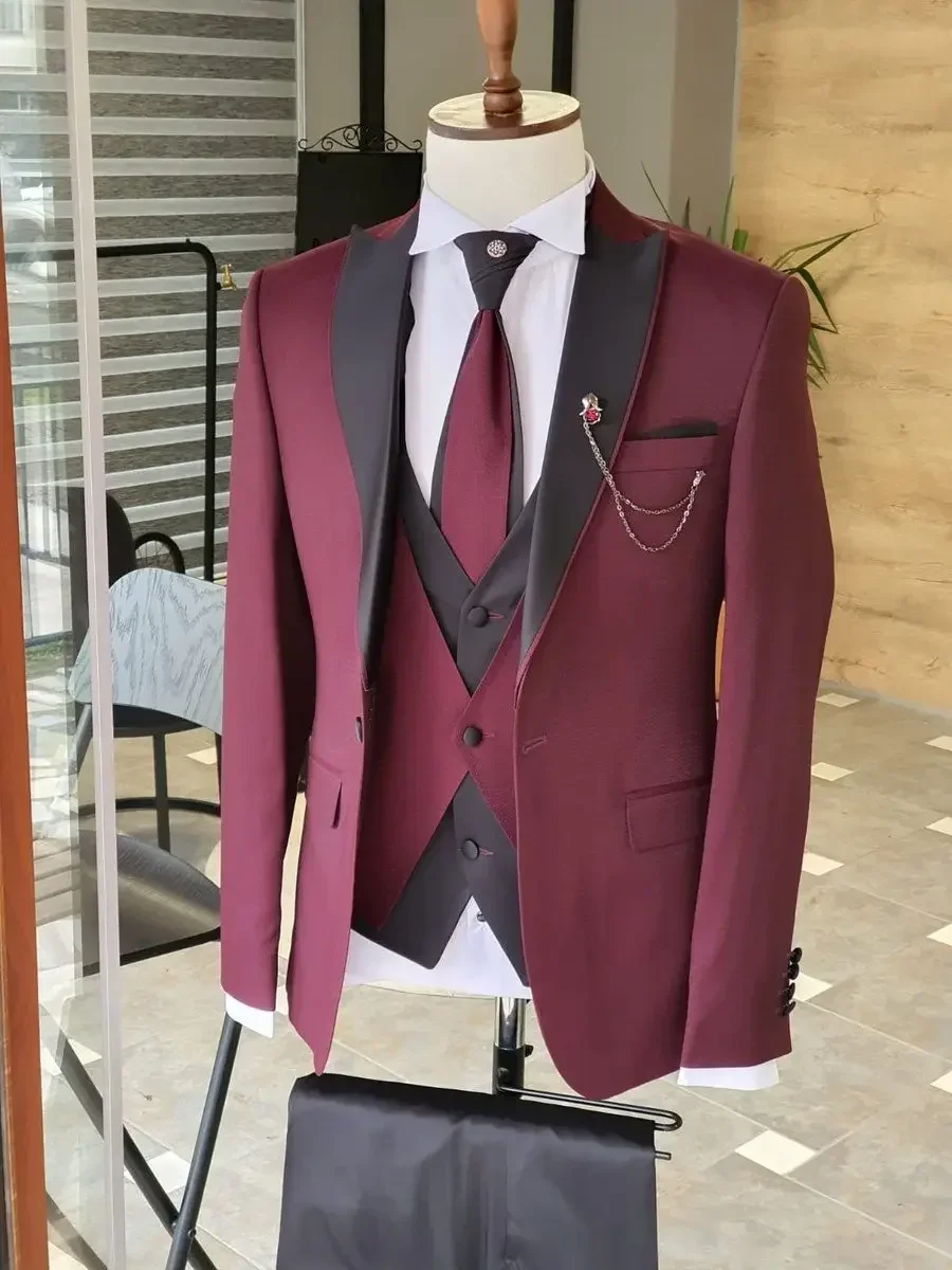 Terno Masculino Preto com Jaqu - Slim Fit Blazer Men avaliação e preço