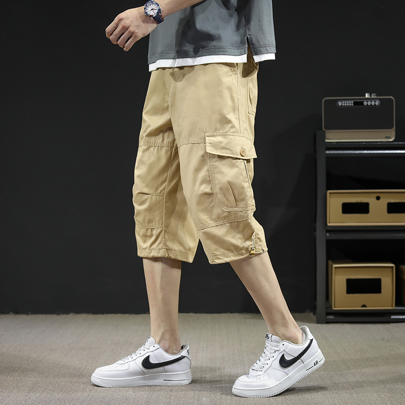 Bermudas Cargo Masculinas: Nov - Mens Fashion Cargo Pants avaliação e preço