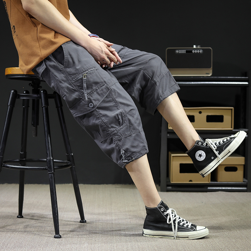 Bermudas Cargo Masculinas: Nov - Mens Fashion Cargo Pants avaliação e preço