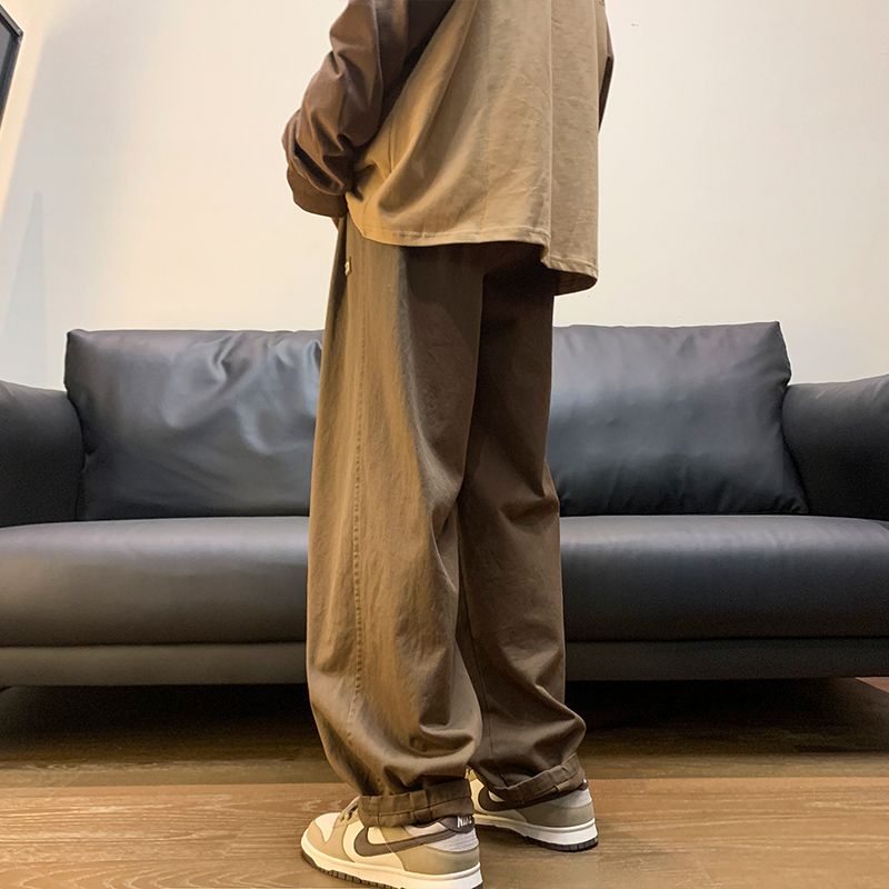 Moda vintage colando calças de - Mens Fashion Cargo Pants avaliação e preço