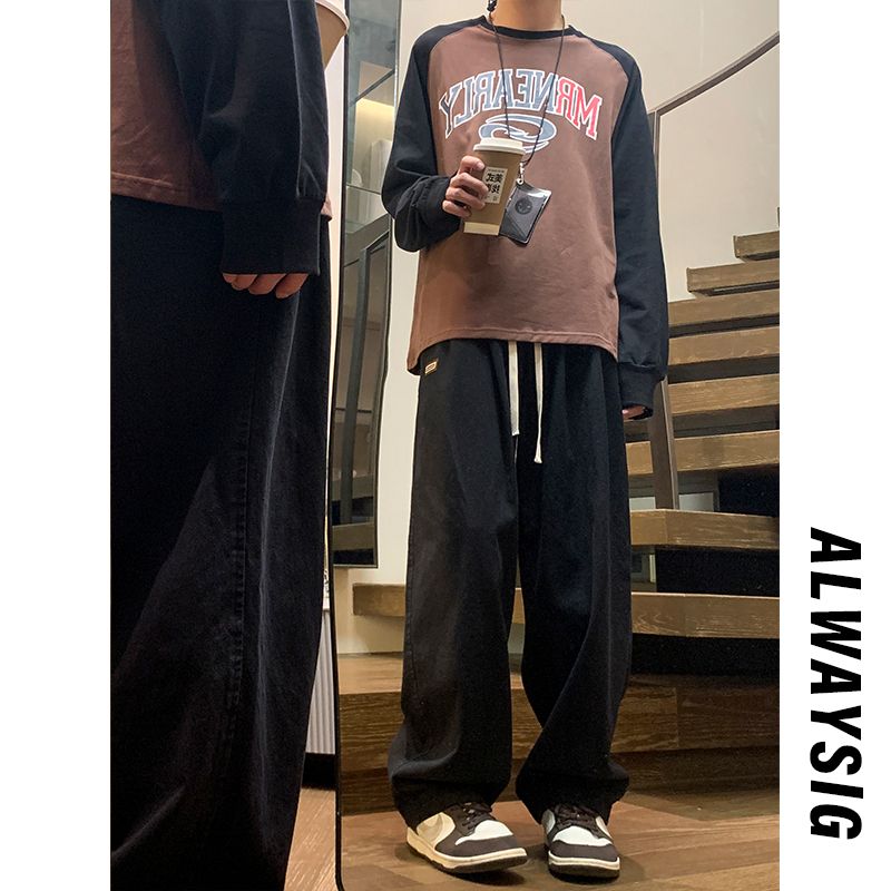 Moda vintage colando calças de - Mens Fashion Cargo Pants avaliação e preço