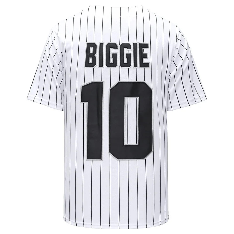 Filme # 10 Bad Boy BIGGIE Cami - Mens Fashion Baseball Jersey avaliação e preço