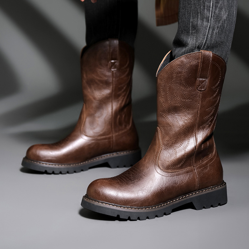 Moda masculina botas de cowboy - Mens Fashion Zapatos avaliação e preço