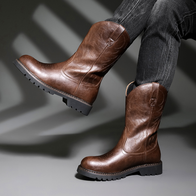 Moda masculina botas de cowboy - Mens Fashion Zapatos avaliação e preço