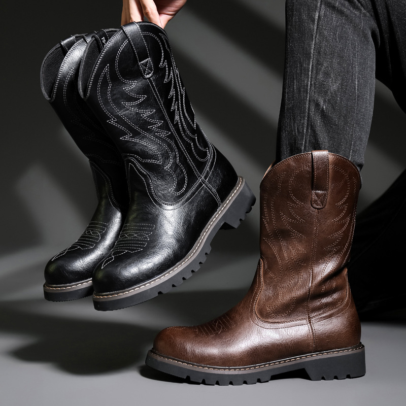 Moda masculina botas de cowboy - Mens Fashion Zapatos avaliação e preço