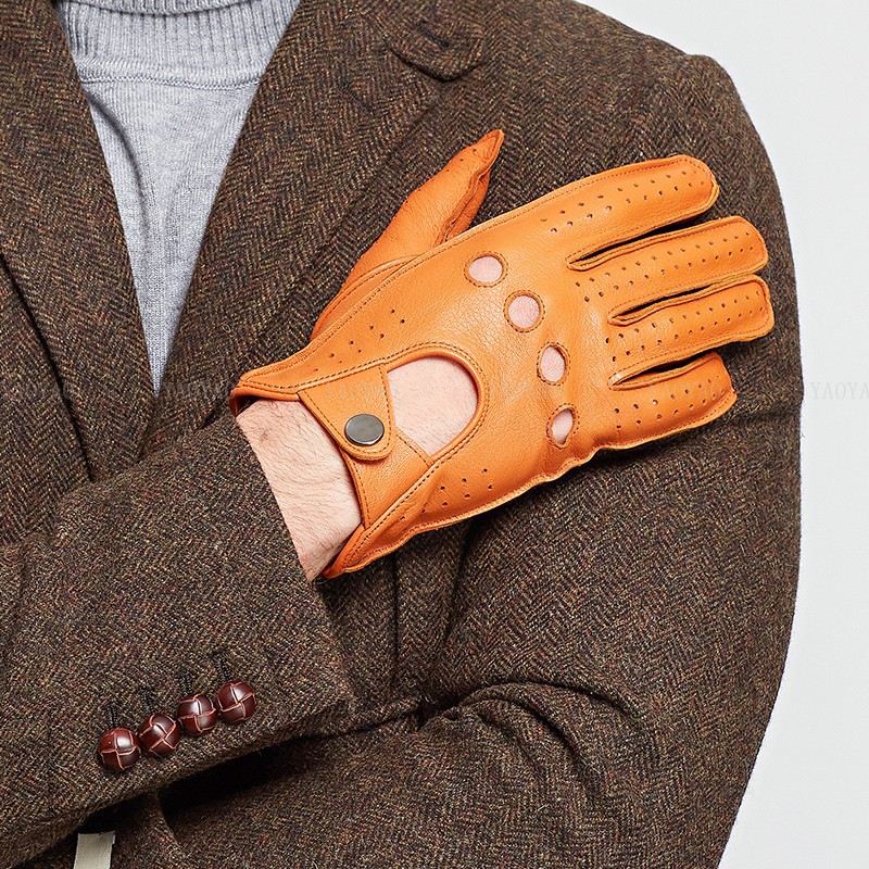Luva de couro genuína masculin - Driving Gloves Leather avaliação e preço
