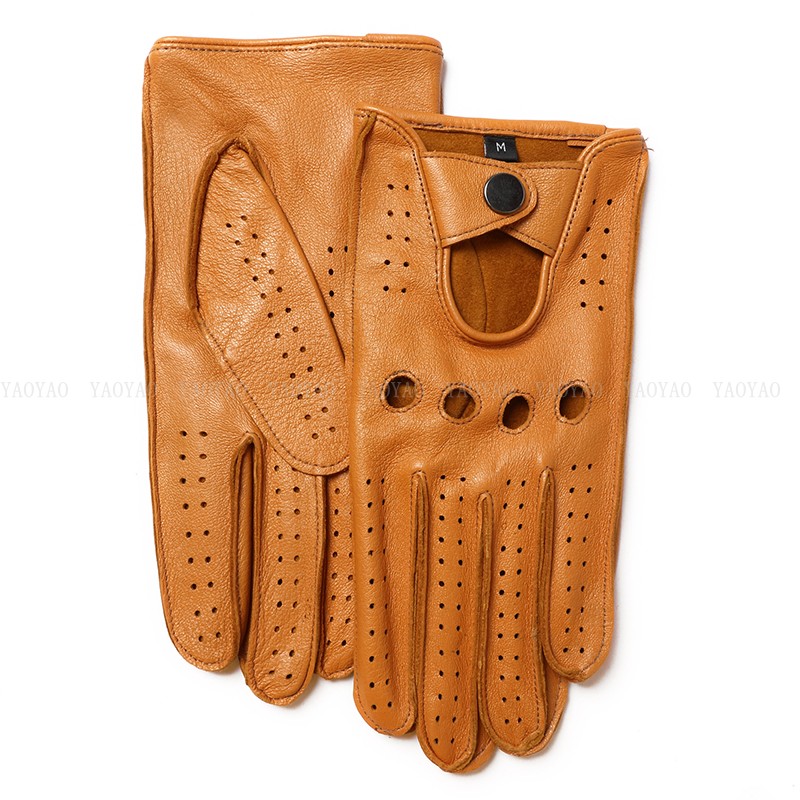 Luva de couro genuína masculin - Driving Gloves Leather avaliação e preço