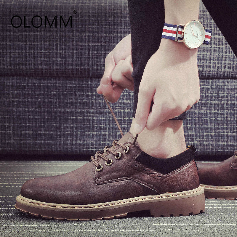 Sapatos Masculinos de Couro Re - Mens Fashion Zapatos avaliação e preço