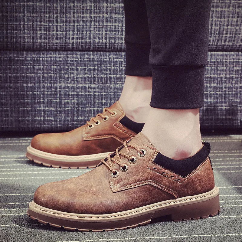 Sapatos Masculinos de Couro Re - Mens Fashion Zapatos avaliação e preço