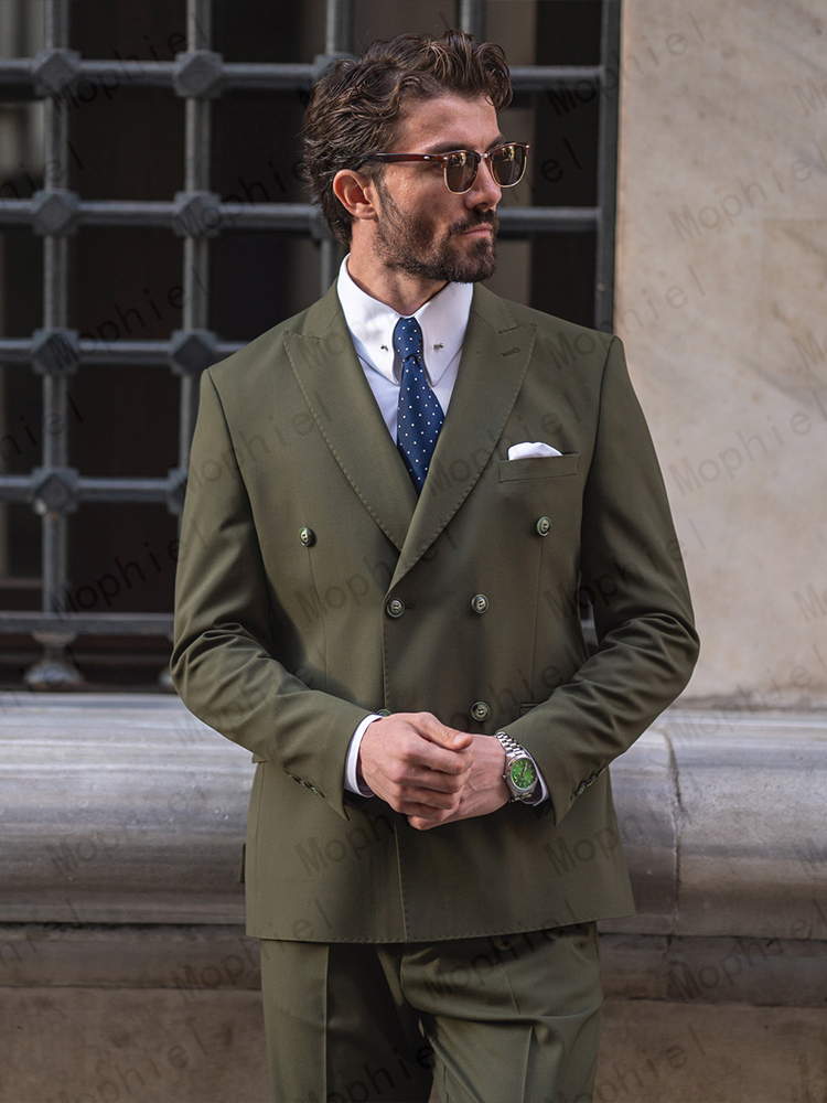 Terno Masculino Verde Oliva co - Slim Fit Blazer Men avaliação e preço